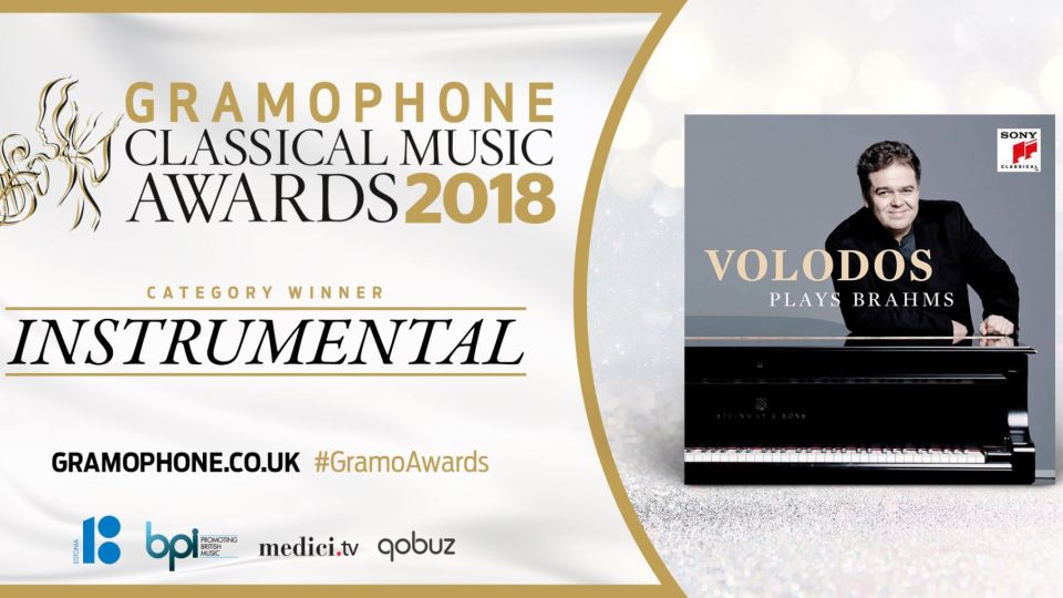 Arcadi Volodos gana Gramophone Award 2018 en categoría «Interpretación instrumental»